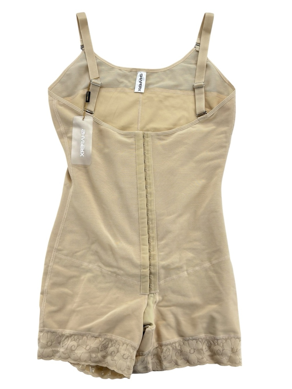 Shapermint Nude Beige Full Body Shaping One-Piece Bodysuit